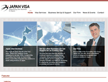 Tablet Screenshot of japanvisa.com